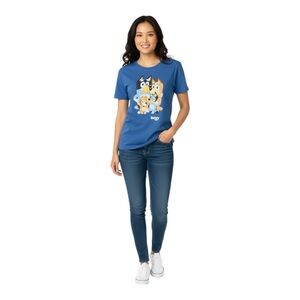 Bluey Women’s Size XL Blue Graphic T-Shirt